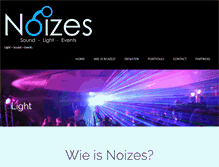 Tablet Screenshot of noizes.nl